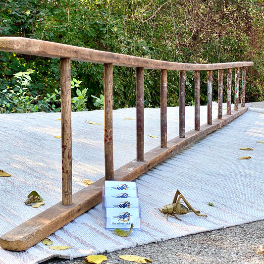 Large Vintage Wooden Ladder