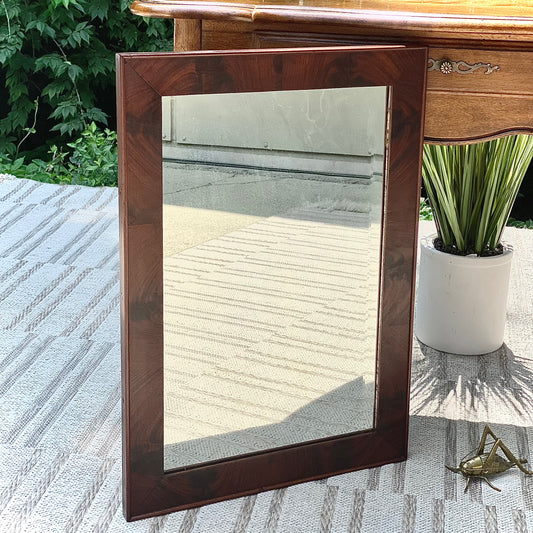 Vintage Rectangle Wooden Frame Mirror