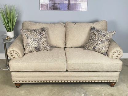 Plush Fabric Sofa
