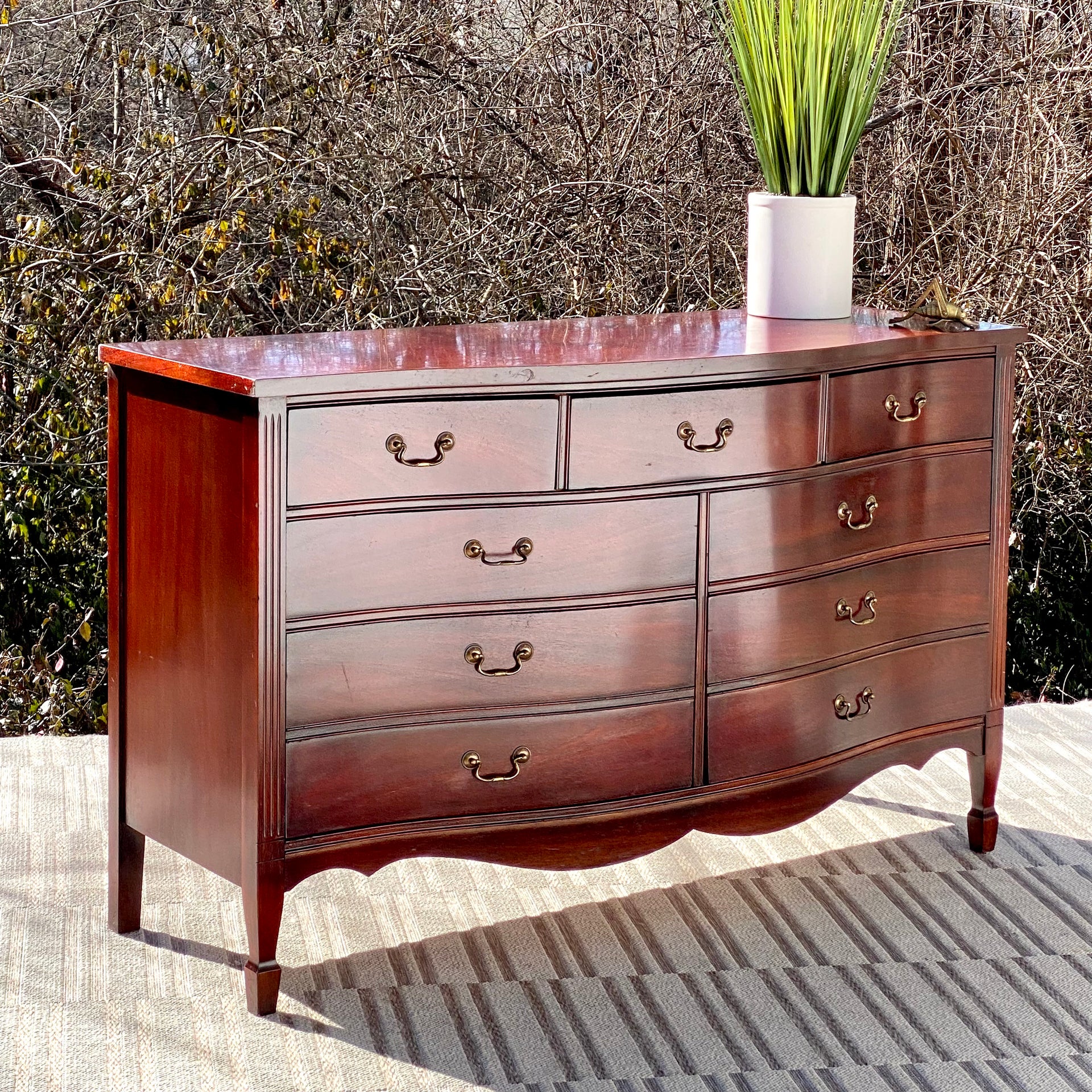 Vintage Dixie 7 Drawer Lowboy Dresser – The Velvet Cricket
