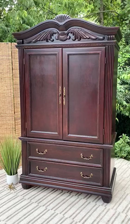 Nice Modern 2 Piece Media Storage Cabinet