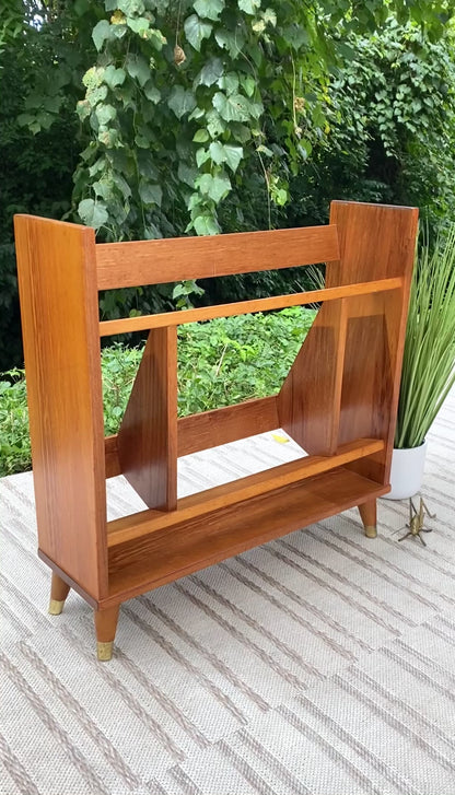 Vintage MCM Wooden Bookshelf