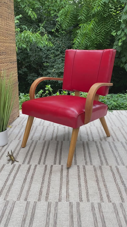 Vintage MCM Viking Viko Baumritter Chair