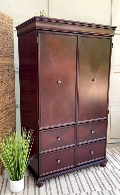 Modern Wooden Armoire Cabinet