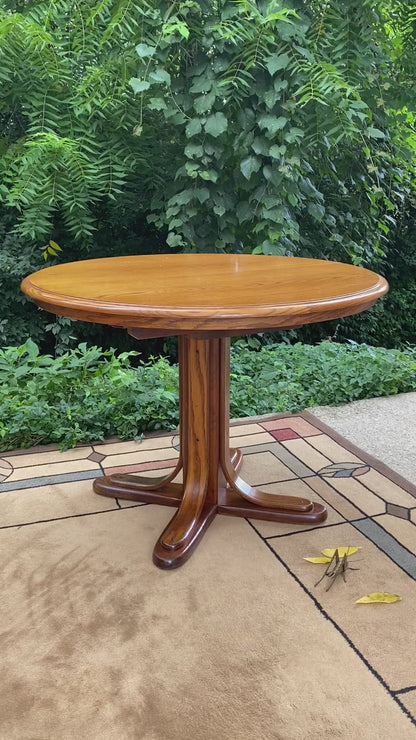 Antique Bentwood Oak Round Table