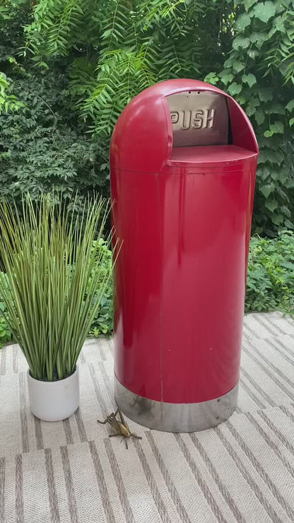 Authentic Vintage Bullet Trash Can