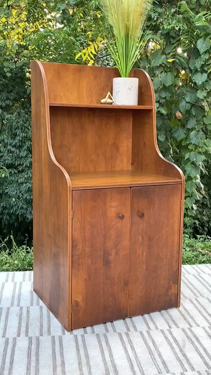 Vintage MCM Wooden Bar Cabinet