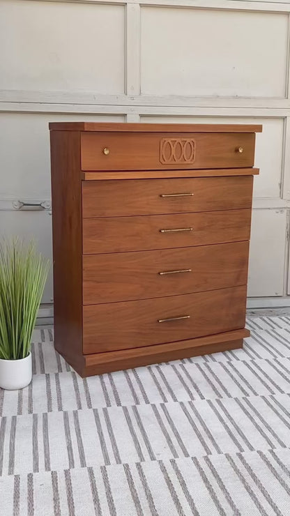 Retro MCM 4 Drawer Dresser