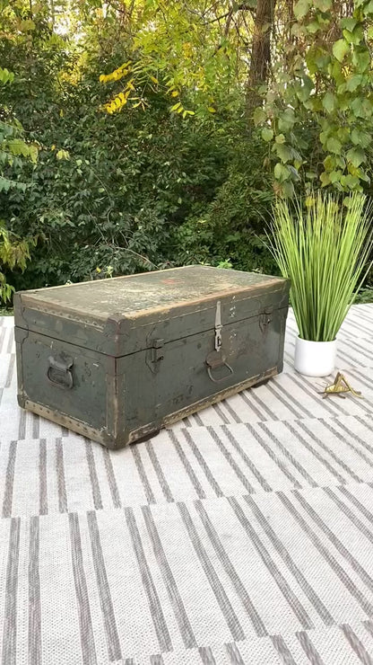 Vintage Foot Locker Trunk