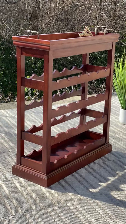 Bombay Wooden Wine Rack