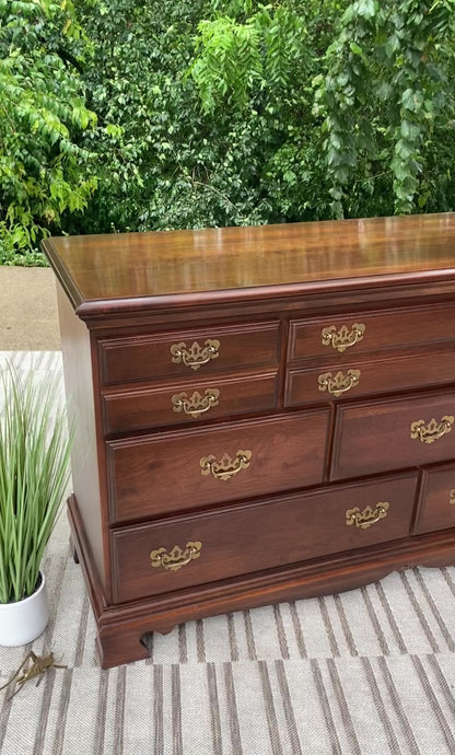 Nice Wooden 8 Drawer Dresser