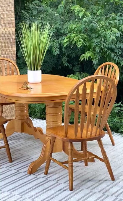 Solid Wood Table and Chair Set