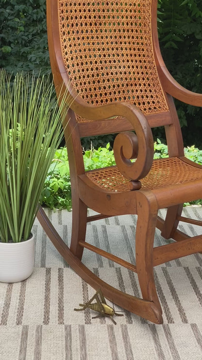 Vintage Wooden Rocking Chair